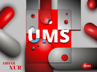 REDesign UMS logo 3d app branding design graphic design illustration logo mobile motion graphics mts redesign ui ums ux