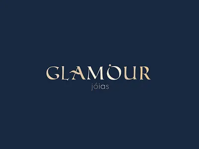 Logotipo para Glamour Jóias branding designer graphic design logo logomarca projeto tipografia vetor