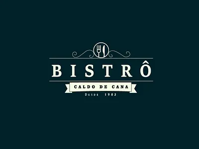 Logotipo para restaurante Bistrô Caldo de Cana designer designergrafico identidadevisual logo logomarca logotipo logotiporestaurante marca marcaderestaurante restaurante tipografia vetor