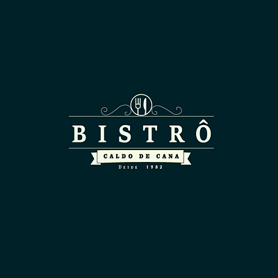 Logotipo para restaurante Bistrô Caldo de Cana designer designergrafico identidadevisual logo logomarca logotipo logotiporestaurante marca marcaderestaurante restaurante tipografia vetor