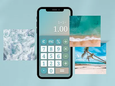 calculator daily ui dailyui day4 sea