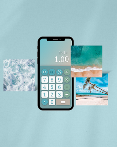 calculator daily ui dailyui day4 sea