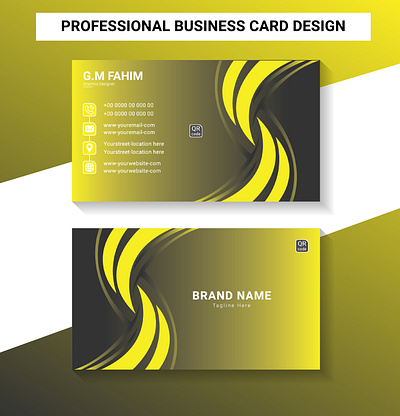 Creative & Professional Business Card Design business card card flyer illustrator photoshop poster