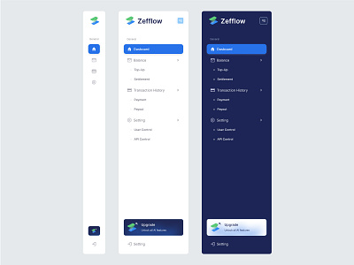 Sidebar Finance Explore - Zefflow dasboard design finance heroconcept landingpage navbar saas sidebar table ui uidesign uiux ux uxdesign zefflow