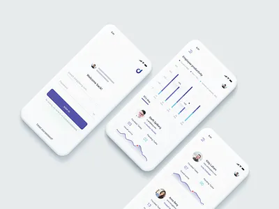 Dash mobile app design elements icon ui ux