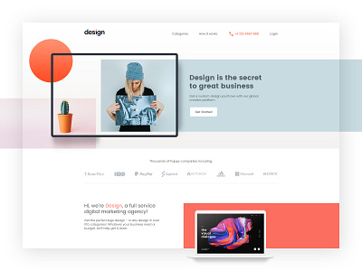 Web page exploration for a design agency design design agency illustration web design web design agency website