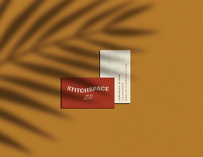 Stitchspace LA Business Cards brand design branding branding agency branding concept business card design business cards logo logo concept logo design stationery stationery design