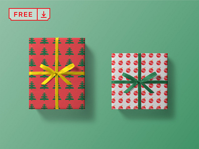 Christmas Box Mockup box christmas design download free identity logo mockup print psd stationery template