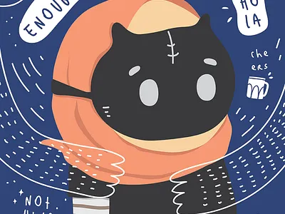 Enough character design childrens illustration digital digital illustration doodle illustration vector vector illustration