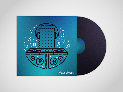 Infogravy | Album Cover Weekly Warm-up album art album artwork album cover album cover design branding custom icon design dribbbleweeklywarmup icon icons illustration line art outline weekly challenge weekly warm up