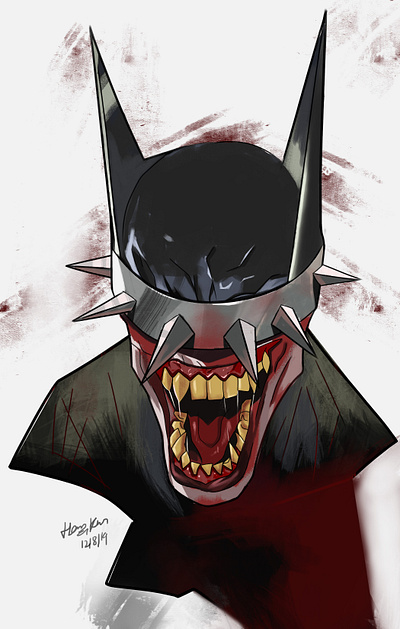 The Batman Who laughs animation art character design digitalpainting illustration logo painting web