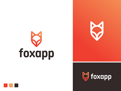 Fox app logo analytics app app app icon application artificial intelligence brand identity branding creative logo fox location logo design logodesign pin service software logo startup startup logo