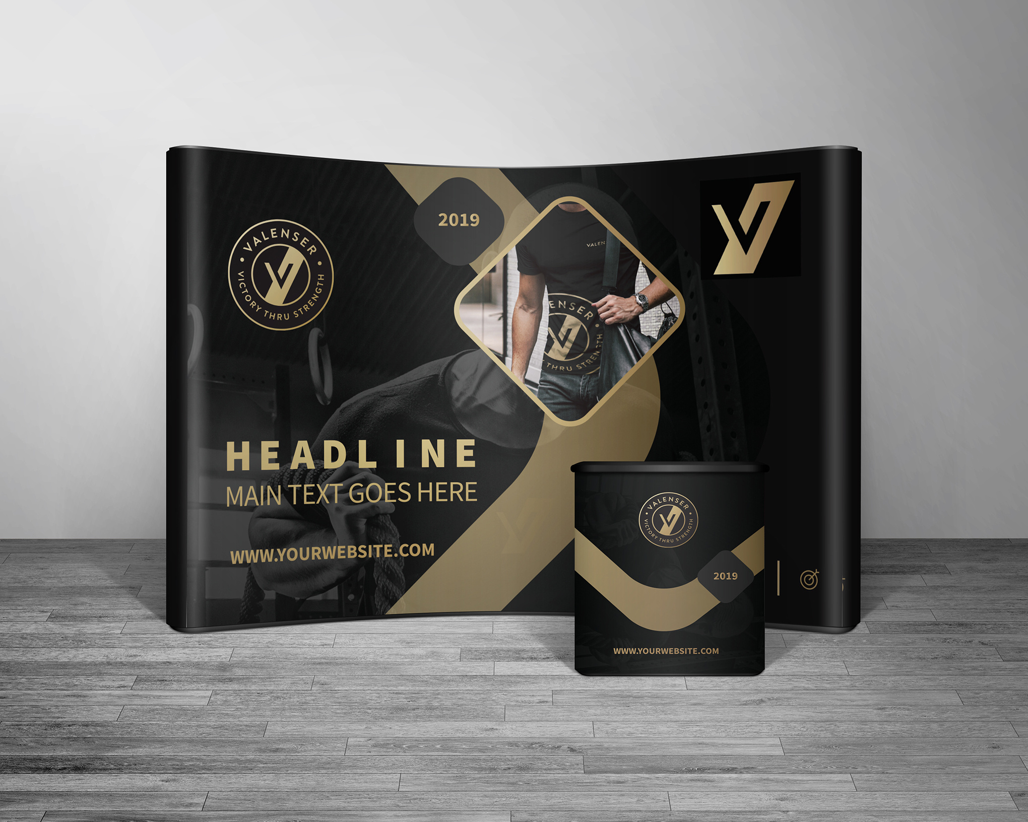 Example of Eye Catching Tradeshow Backdrop Banner