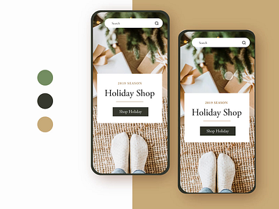 🎄Mobile Holiday Shopping Website animation app artisanal black friday branding challenge christmas holiday minimal mobile mobile app modern modern branding pastel prototype shop shopping ui ux website