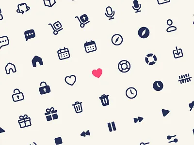 Icons Library for Figma users app bunch components design filled free freebie iconography icons icons set iconset ios library linear mobile mobile app outline pack product design
