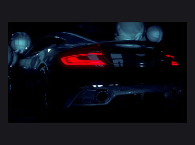 Aston Martin4 3d abstract aston martin c4d car cars cinema 4d closeup design dof illustration lights octane