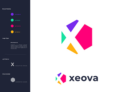 xeova logo design app app icon brand identity branding branding concept identity letter logo letter logo mark logo branding logo design logo designer logo mark modern negative space negative space logo symbol technology vector x letter x logo