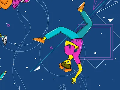 Virtual Reality. Vector illustration abstract adobe adobe illustrator adobe illustrator cc book branding creative cloud diversity editorial flat illustration magazine men people ui vector