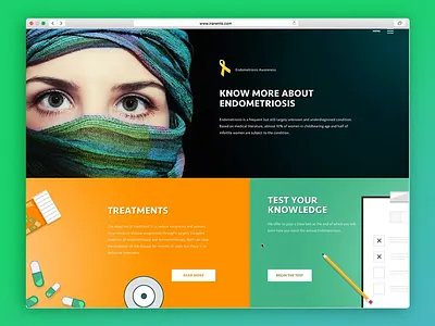 Healthcare Landing Page animation archives healthcare home illustration interaction design ipsen iran medical micro animation ui ux web web design woman