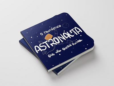 O Astronauta book cover illustration