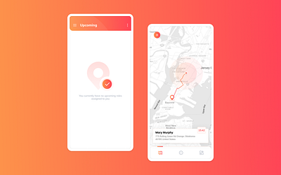 Map App l 6 · 365 adobexd clean design dribbble figma fresh gradient gradient color gradient design hello location map minimal mobile app mobile ui navigator ui ui design ui trends vector