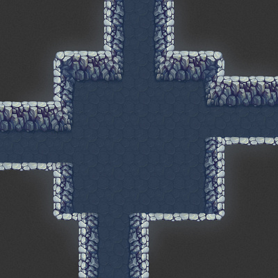 Stone dungeon tileset for a top-down game dungeon game game art game artist rpg seamless tiles tileset top down