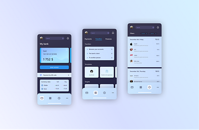 Bank Mobile App figma mobile app ui ux