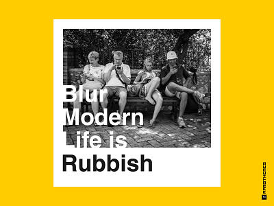 Blur - Modern Life is Rubbish Album Cover Remake 2019 album album art album cover album cover design blur britpop cd cover criticism design dribbble flickr helvetica photography sarcastic typogaphy uk weeklywarmup