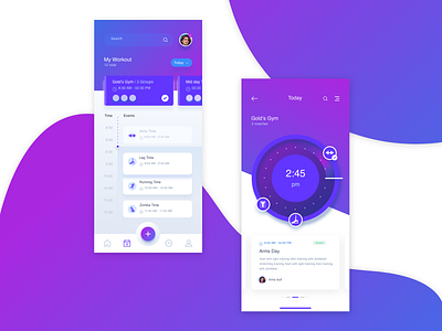 Mobile App app branding design fitness fitness app mobile app mobile ui sport sports design ui ui ux uidesign ux ux design