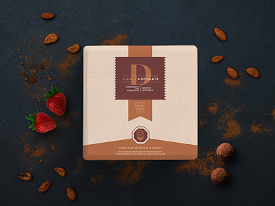 Chocolate packaging box brand branding branding design candy chocolate clean cocoa design food logo minimal modern package packaging product