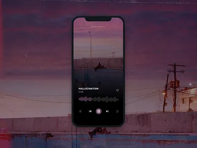 Daily UI Challenge - Day 9 app daily 100 challenge dailyui 009 design illustration music music player music player ui ui ux ux design