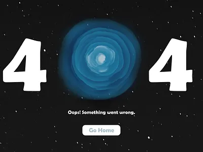 Daily UI Challenge - Day 8 404 page daily 100 challenge day 8 design error page outerspace sketch ui ux ux design