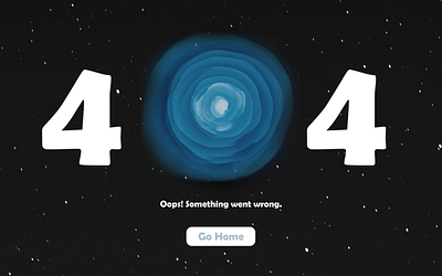 Daily UI Challenge - Day 8 404 page daily 100 challenge day 8 design error page outerspace sketch ui ux ux design