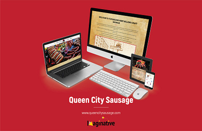 Web Design & Development – Queencitysausage.com | IA web design web development website wordpress