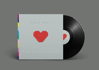 808s & Heartbreak by Kanye West branding design icon illustration logo typography ui ux vector web