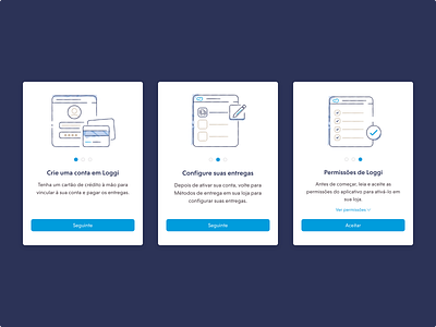 Steps for integrations app icon illustration stepper ui web