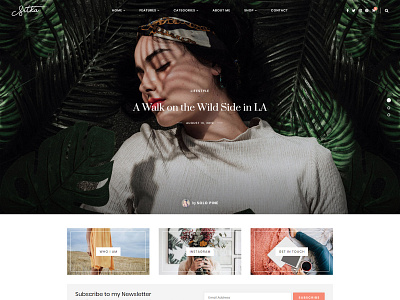 WordPress blog design blog blog design blogger blogging homepage lifestyle slider solopine template theme web design website wordpress wordpress theme wp