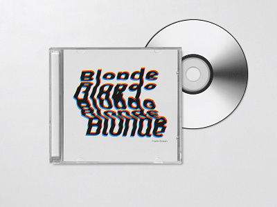 Weekly Warm-Up 15: Blonde - Frank Ocean album art blonde frank ocean typography warmup weekly weekly warm up weeklywarmup