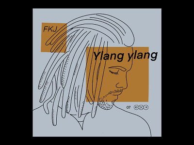 10X19 | 7. FKJ, Ylang Ylang 10x19 album art album covers character design fkj illustration ipadpro musician procreate