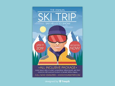 Ski Trip illustration
