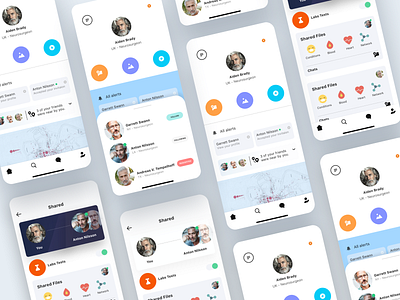 Connect design doctor doctor app health ios iphone network profile shared ui