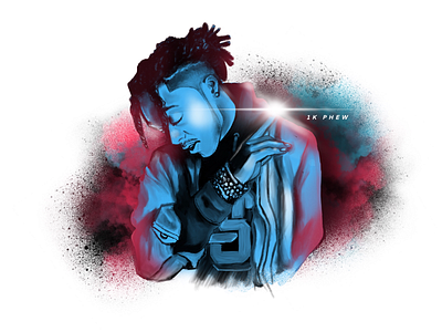 Portrait in Procreate art artist artwork doodle draw drawing hip hop illustration music procreate sketch