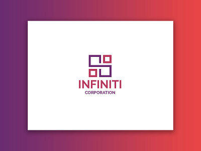 Infiniti Corporation Logo branding communication company company logo icon illustration innovation logo logo design minimalist logo startup typography vector