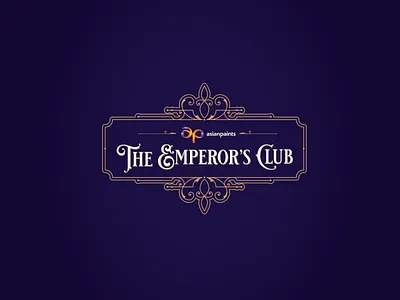 Emperor's Club Event Logo branding event identity typography