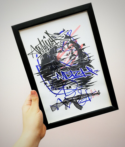 Sketch graphics illustration portrait sketch
