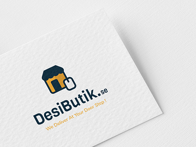 Logo-DesiButik app brand identity branding design design concept identity illustration logo mark typography vector