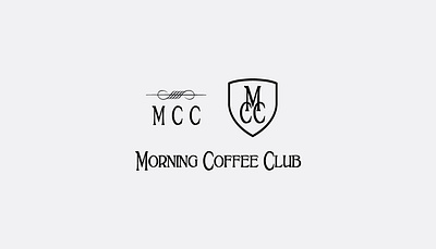 morning coffee club branding cafe club coffee logo morning