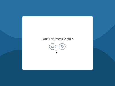 On-Hover Interaction: Yes/No Buttons animation button button design buttons focus hover interaction interaction animation interaction design interface motion motion design ui ui inspiration uitrends uiux ux ux inspiration uxtrends was this page helpful