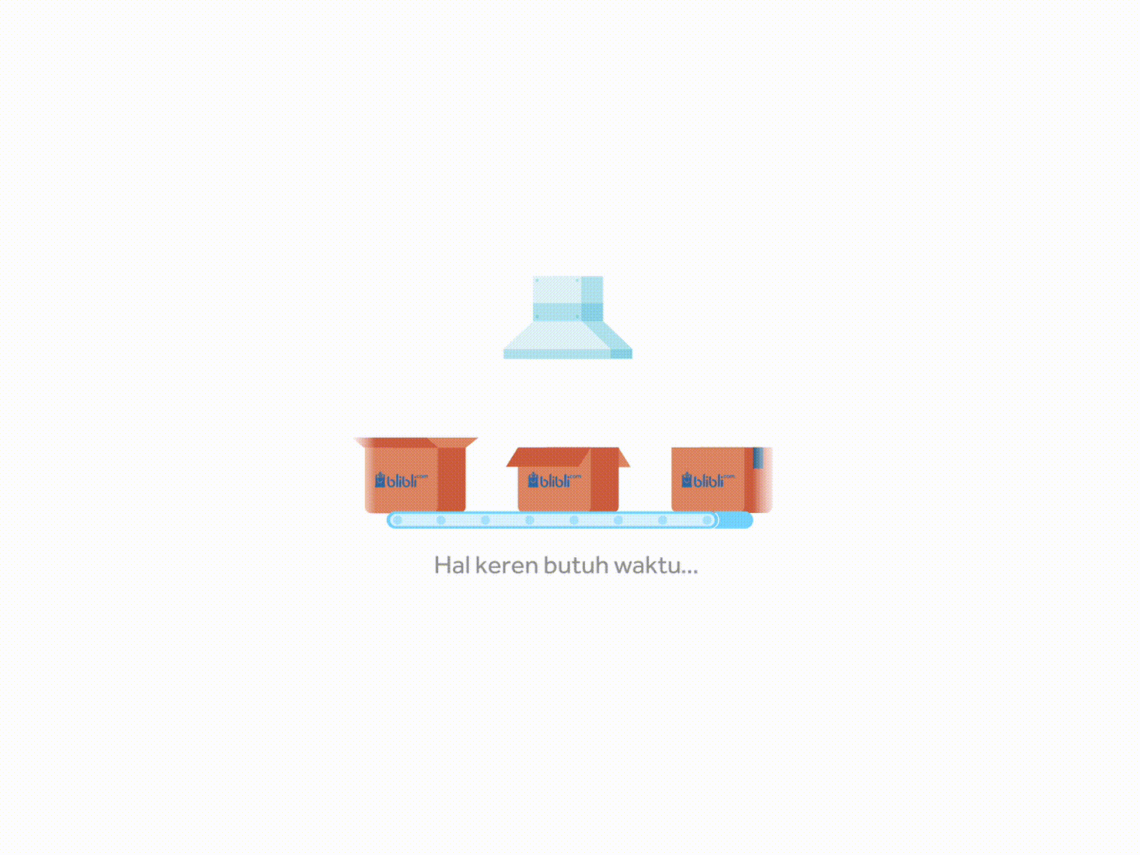 Blibli - Loading animation animation blibli branding design illustration interactions loading loading animation loading screen micro interaction ui ui design uiux