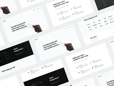 NOUMENA Landingpage blockchain btc crypto design landingpage minimalist ui wallet